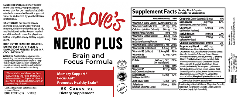 Neuro Plus Brain and Focus Formula