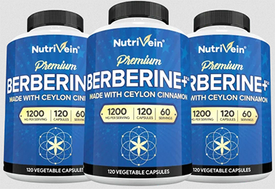 Nutrivein Premium Berberine HCL 1200mg Plus