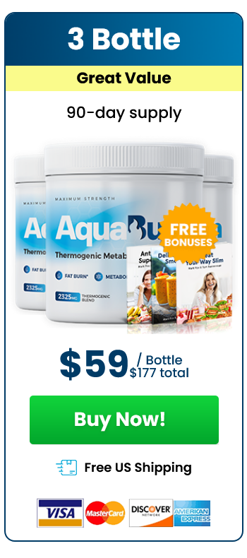 Aquaburn 3 bottle