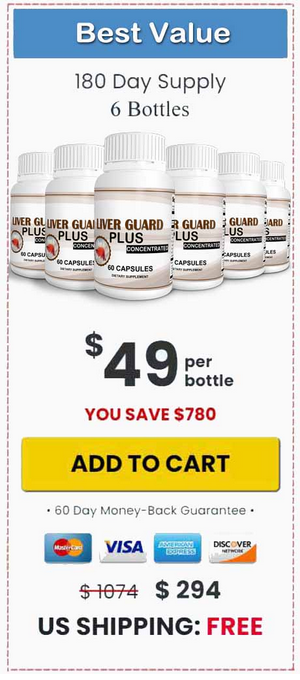 Liver Guard Plus 6 bottle
