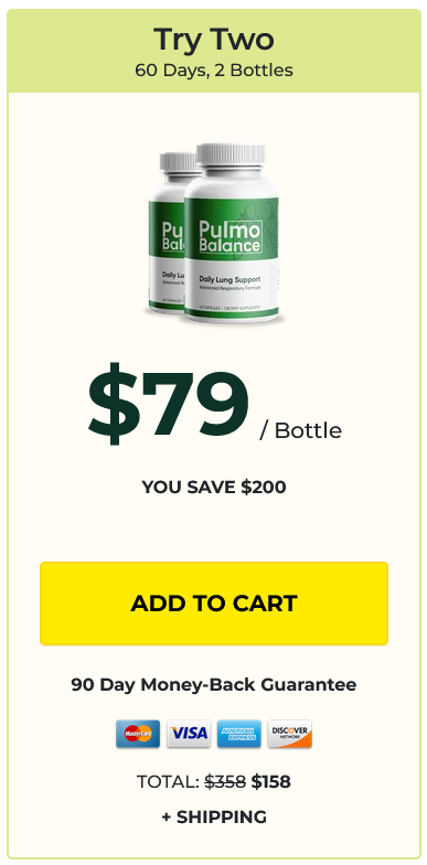 Pulmo Balance two bottle