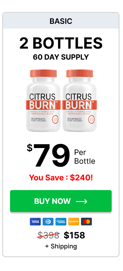 citrus burn 2 bottle